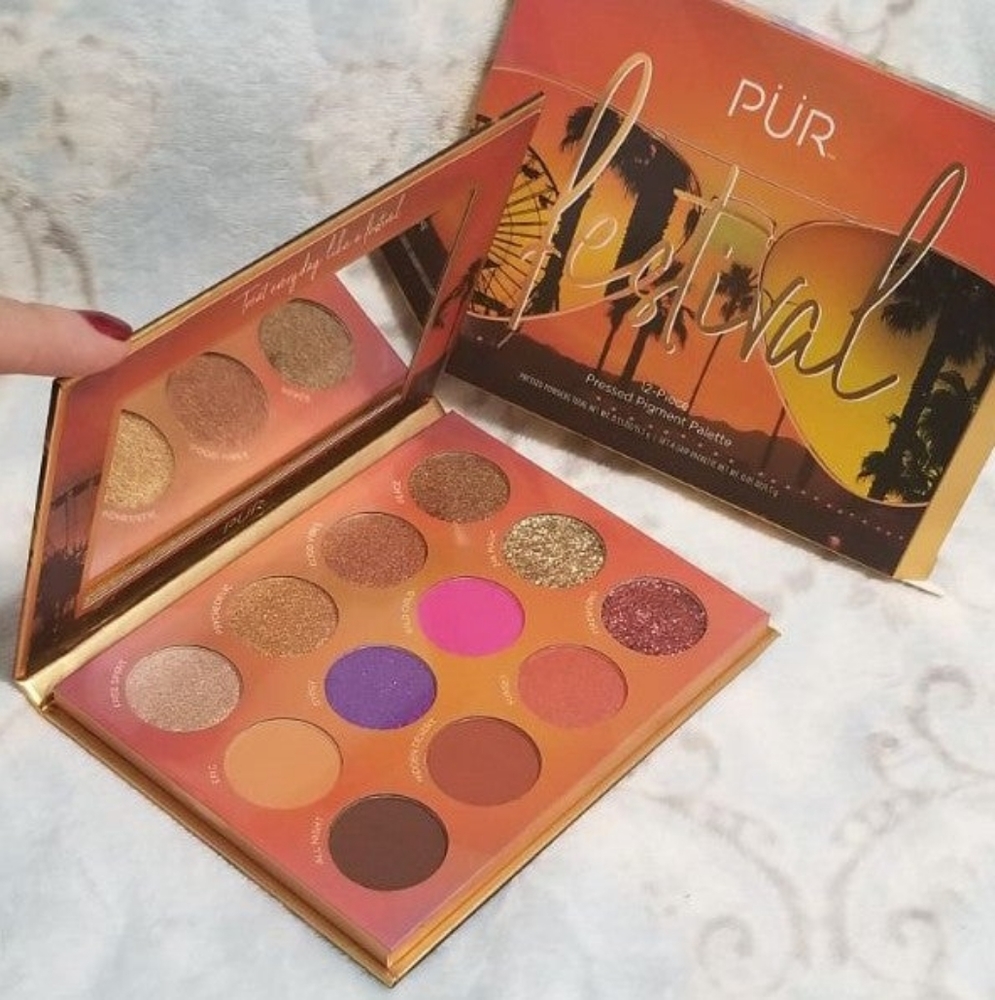 Pur Festival 12 pan Eyeshadow palette NIB